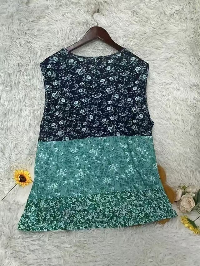 Women's Tank Top Camisole Tank Top Print Floral Bohemia