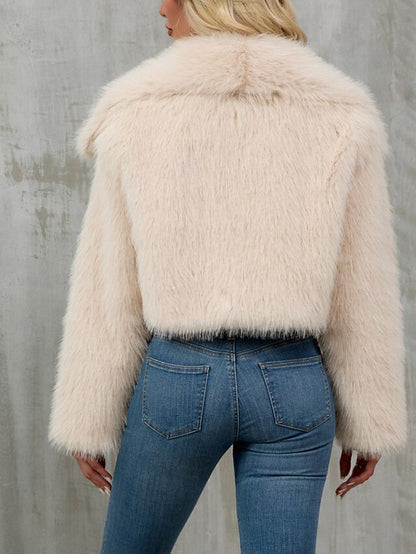 Faux Coat Warm Fur Comfortable Women's Furs Leathers