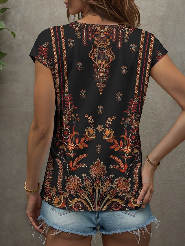 Women's Boho Camisole Tank Top Graphic Geometric Vintage