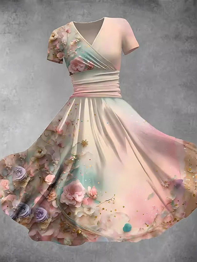 Women's Midi Dress A Line Dress Summer Dress Fit And Flare