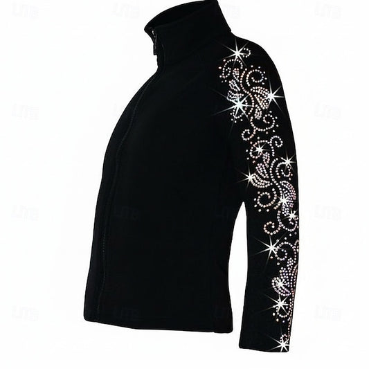 Figure Skating Fleece Jacket Women's Girls' Ice