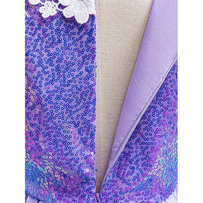 Flower Sofia Party Princess Rapunzel Dress Girl Theme Fairytale