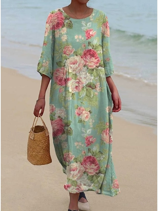 Women's Maxi Dress Sundress Shift Dress A Line Dress Summer