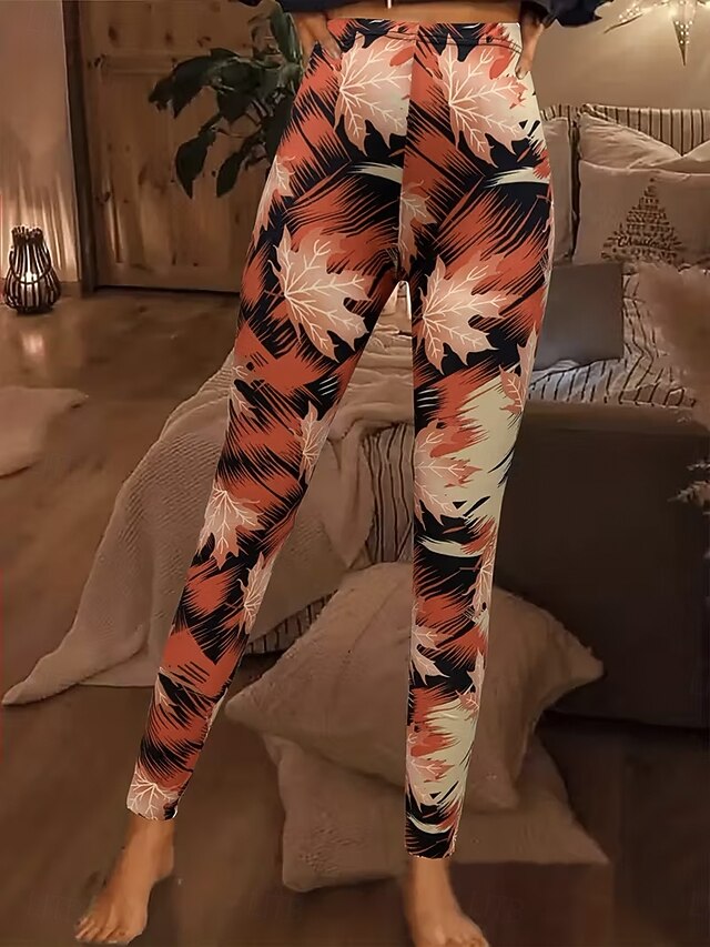 Women's Leggings Vacation Vintage Fashion Full Length High