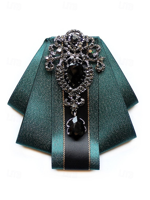 Tie Bow Christmas Satin Men's Diamond-Accent - Elegant