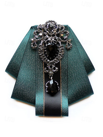 Tie Bow Christmas Satin Men's Diamond-Accent - Elegant