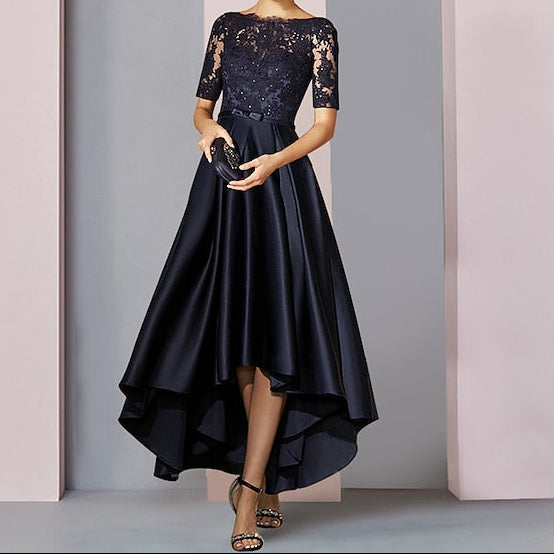 the High Elegant Guest of Dress Low Wedding Bride Mother A-Line