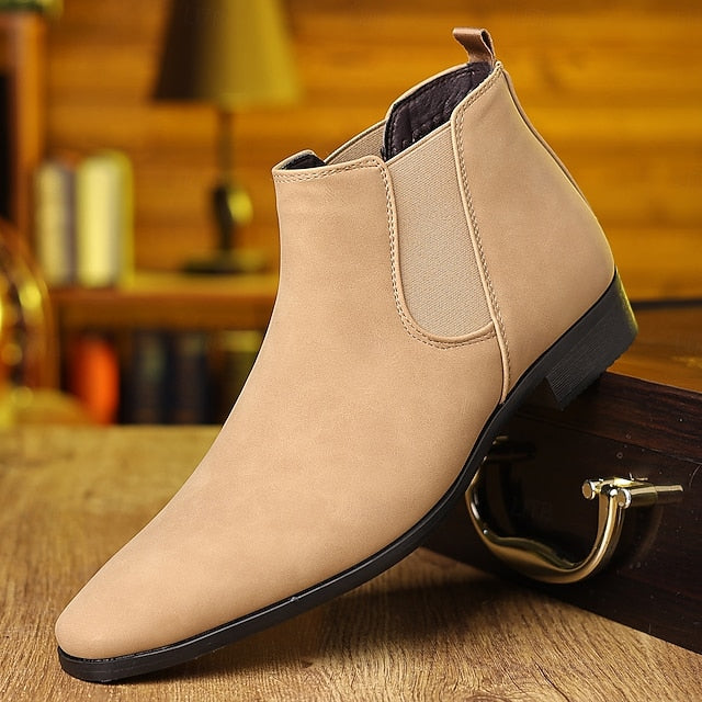 Business Boots Ankle Boots- for Chelsea Casual Men's