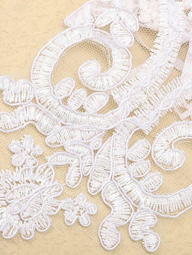 Gloves Fingerless Vintage Bridal Elegant – White Lace Wedding