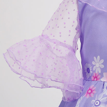 Flower Fairytale Isabela Princess Dress Madrigal Encanto Girl