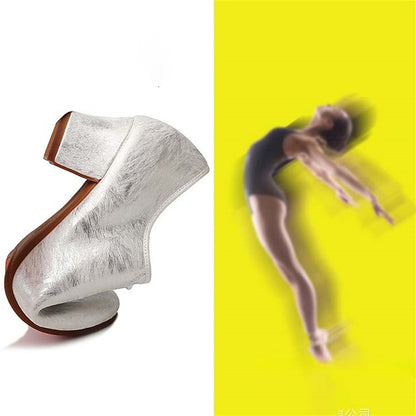 White Elegant Latin Dance Women's Comfortable Shoes with