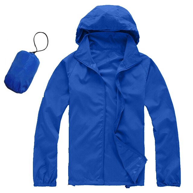 Women's Men's Waterproof Hiking Raincoat UPF 50+ UV