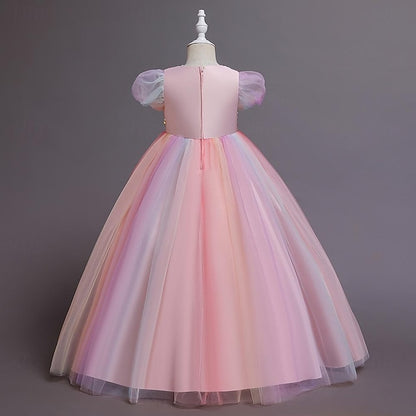 Sequin Party Flower Girl Girls' Kids Dress