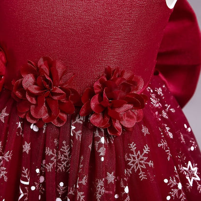 Dress Party Girls' Line A Little Wedding Kids Flower