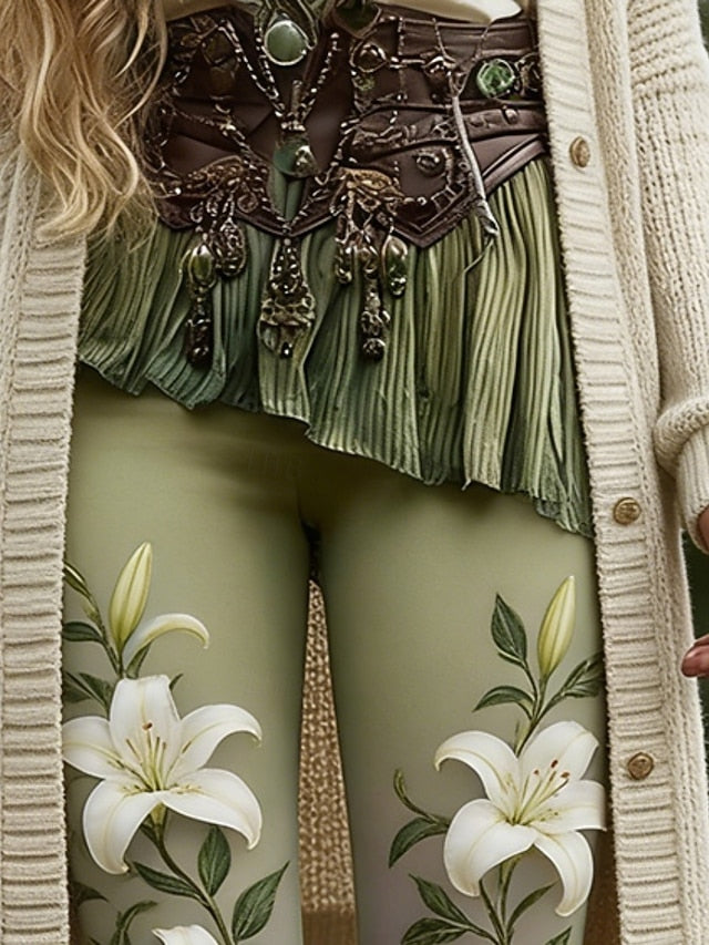 Women's Leggings Cozy Leggings Vacation Vintage Ethnic