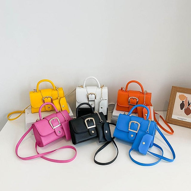 Daily Handbag Leather Women's PU Crossbody Bag Durable