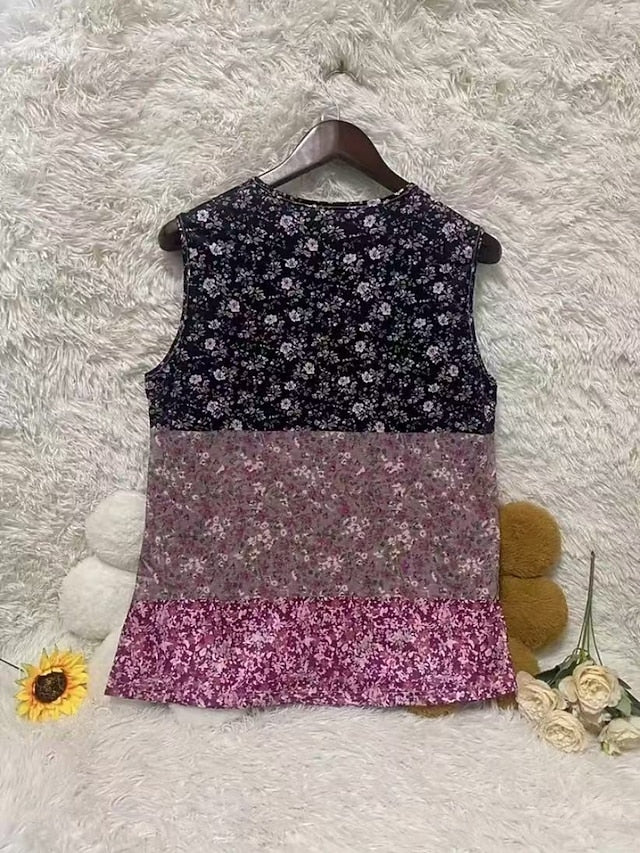 Women's Tank Top Camisole Tank Top Print Floral Bohemia