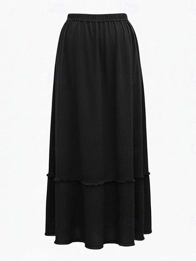 70% Linen Women's Linen Skirts Cotton Linen Skirts Casual
