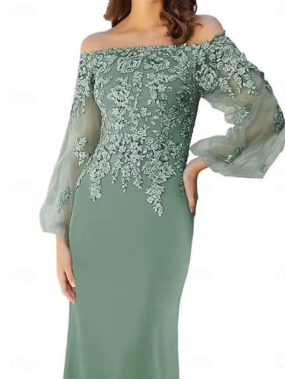 of Shoulder / Elegant Bride Trumpet Mother Mermaid the Dress Off