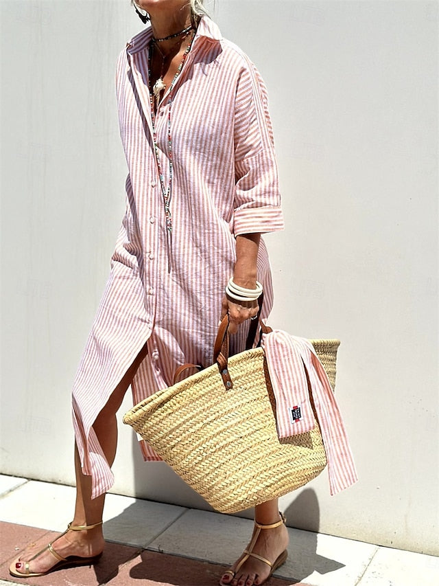 Women's Midi Dress Casual Dress A Line Dress Vintage Cute