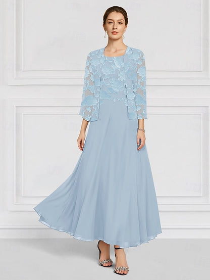 Out of SkyBurnt Mother Floral Two Lace Piece the A-Line Bride