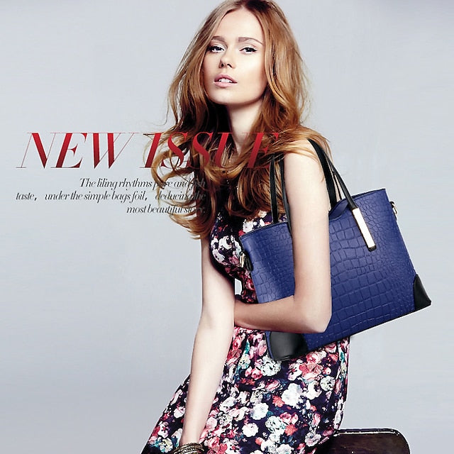 Boston Shoulder Bag PU Handbag Women's Crossbody