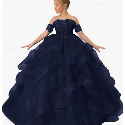 Girls' Princess Kid's Dress Girl Flower