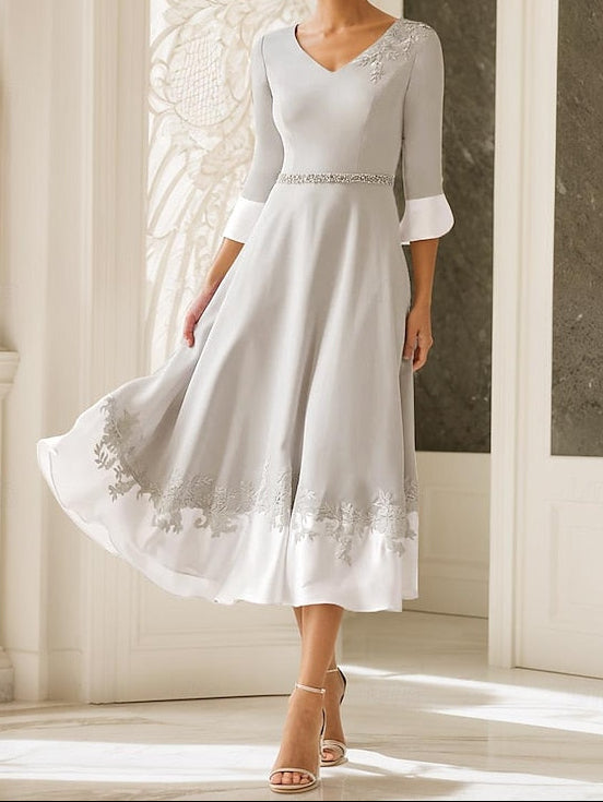 Dress Guest A-Line the of Wedding Mother Bride Beach