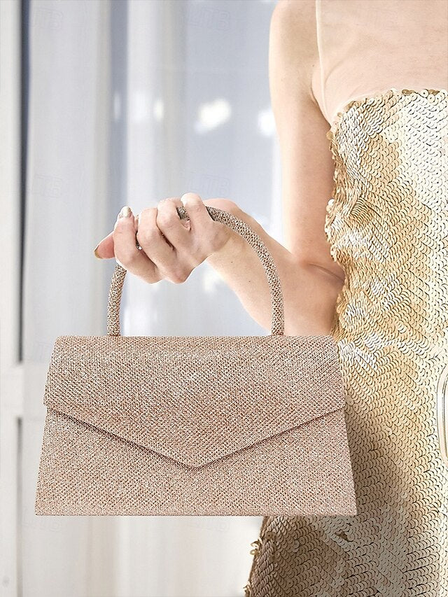 Clutch Bags Bag Evening Flap Polyester Women's Shoulder