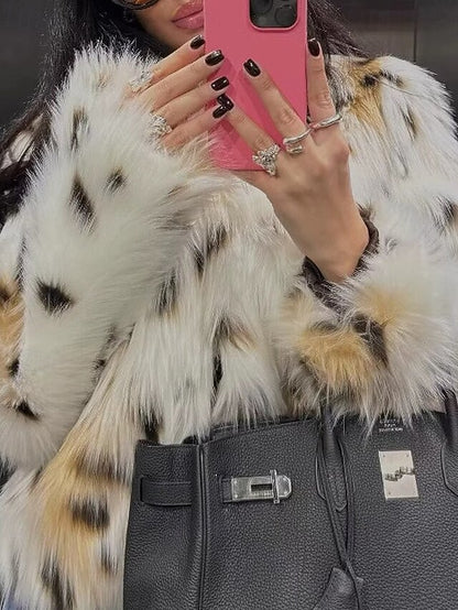 Comfortable Faux Warm Coat Fur Furs Women's Leathers