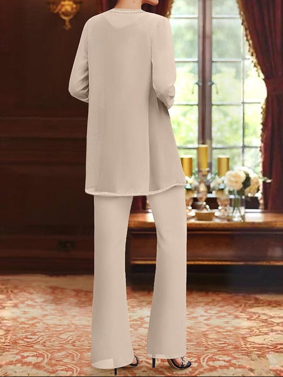 of Beach Mother Bride Piece the Formal Wedding Pantsuit 3