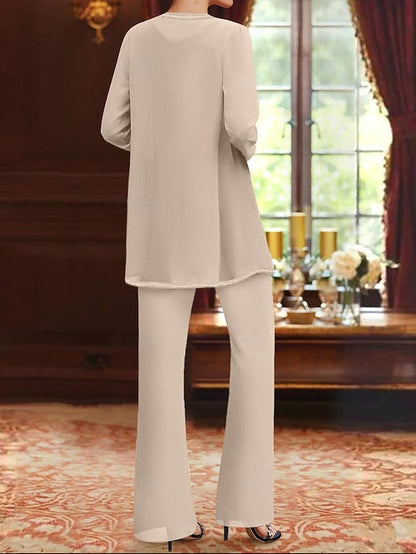 of Beach Mother Bride Piece the Formal Wedding Pantsuit 3