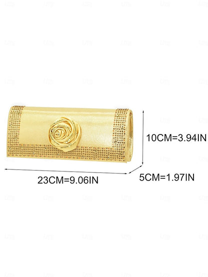 and Matching Women's Heels - Slingback Gold Set Clutch