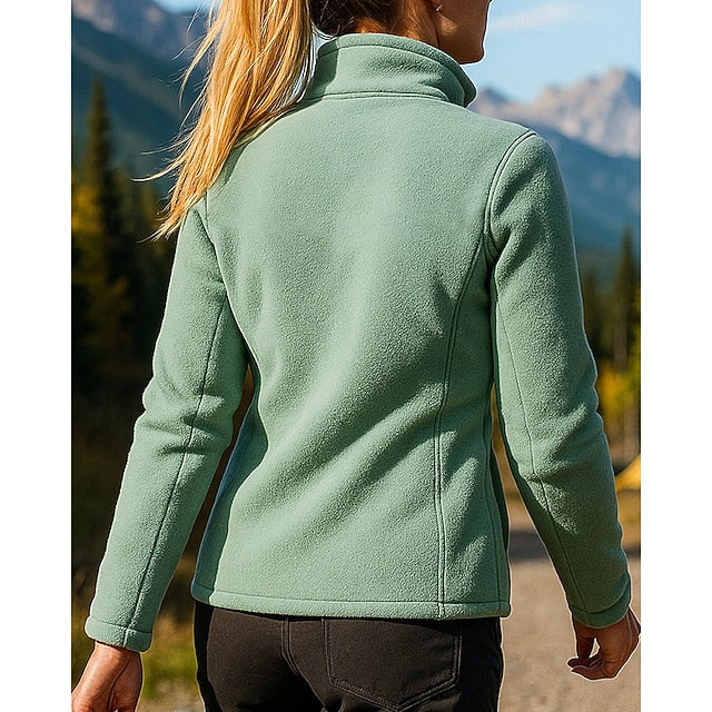 Women's Outdoor Jacket Hiking Jacket Fleece Jacket Winter