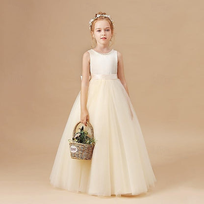 Color Kids Solid Flower Girls' Girl Dress Party
