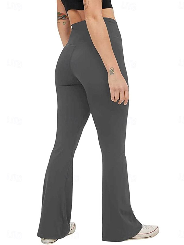 Women's Trousers Flare Leggings Fashion Streetwear Basic
