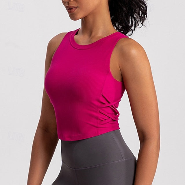 Women's Workout Tops Lightwear Breathable Wrinkles
