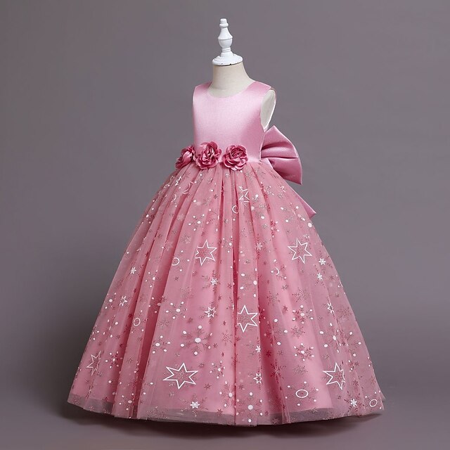 Party Flower Kids Line Girls' Little Wedding Dress A