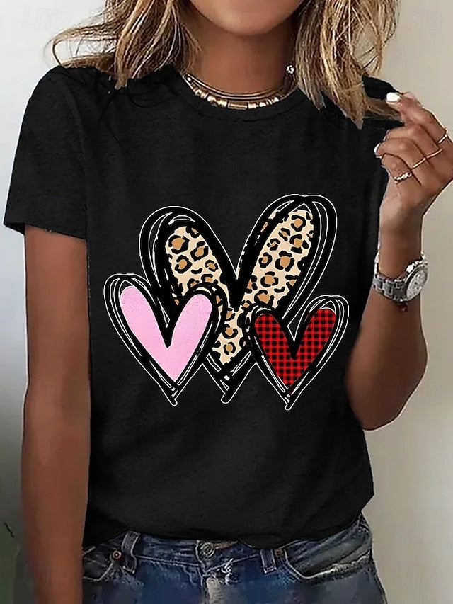 Valentine's Day Women's T Shirt Print Graphic