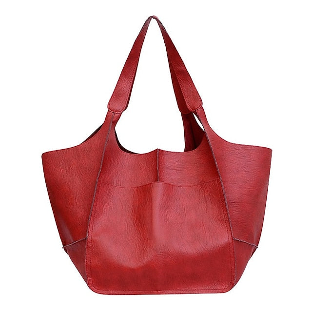 Women's Men's PU Party Leather Bag Shoulder Handbag