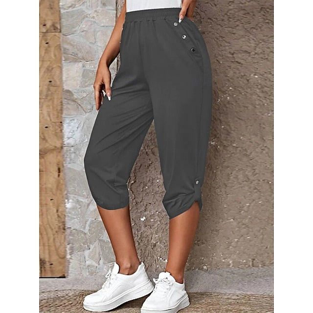 Women's Sweatpants Capri Pants Chinos Vacation Fashion
