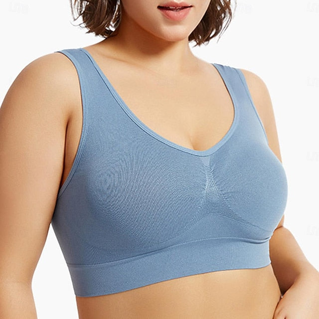 Women's Top Pure Color Sport Basic Home Gyms Nylon