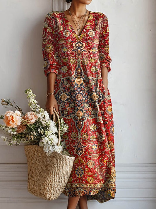 Women's Midi Dress A Line Dress Vacation Casual Daily
