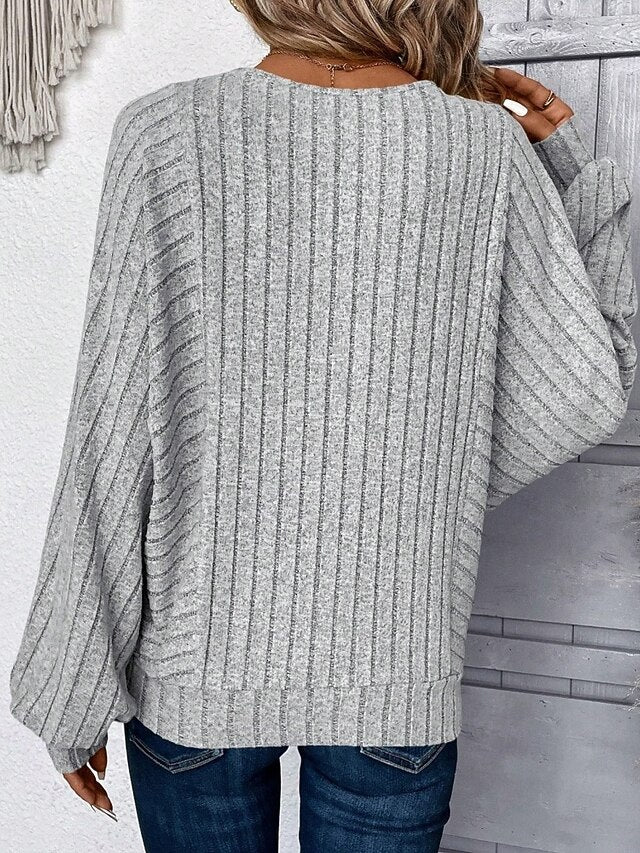 Top Women's Color Fashion Tee Solid Classic T Stylish Shirt