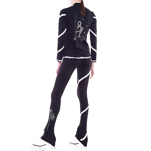 Figure Skating Jacket with Pants Women's Girls' Ice