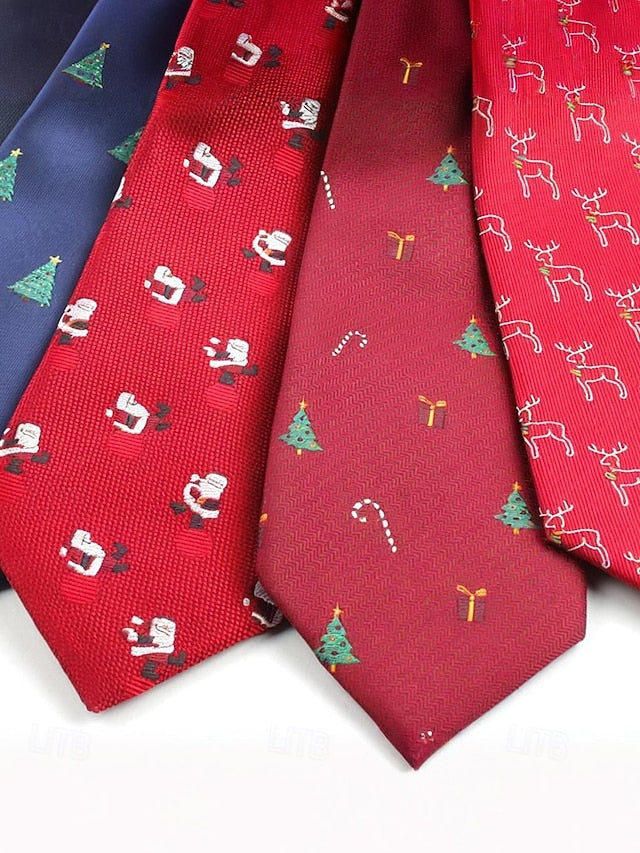 Necktie Santa Men's Christmas with