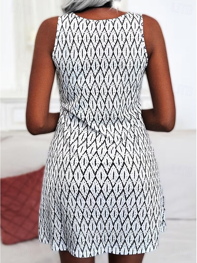 Women's Mini Dress Sundress Summer Dress Vacation Casual