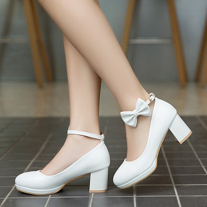 Girls' Perfect Mary for - Jane Bow Shoes Weddings White