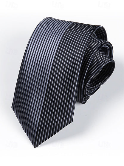 Narrow - 6cm Tie Pattern Positioning Stripe Men's