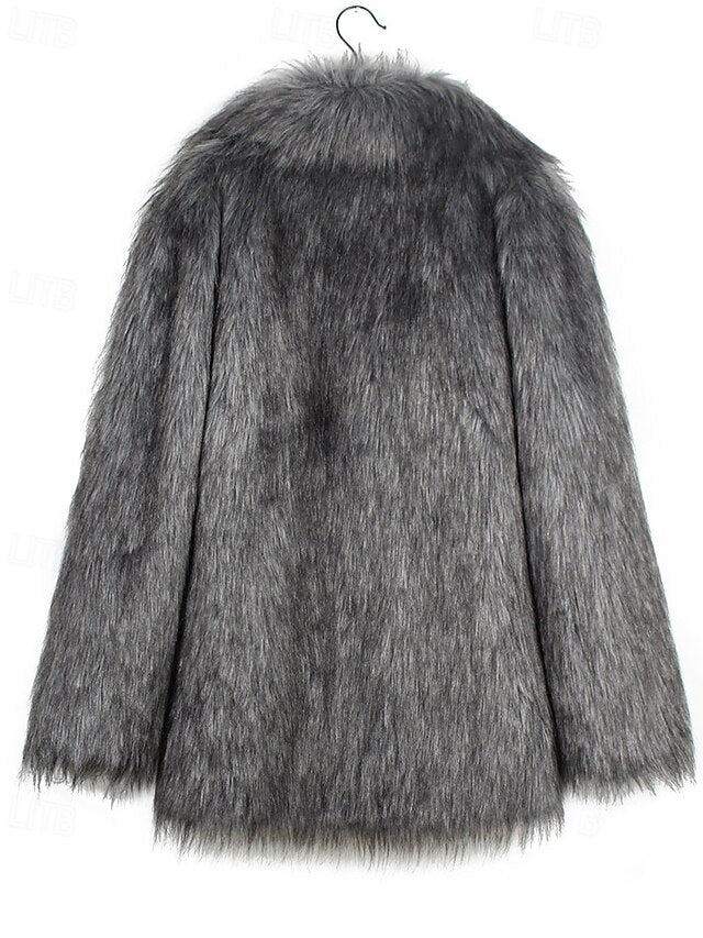 Warm Furs Faux Coat Comfortable Women's Fur